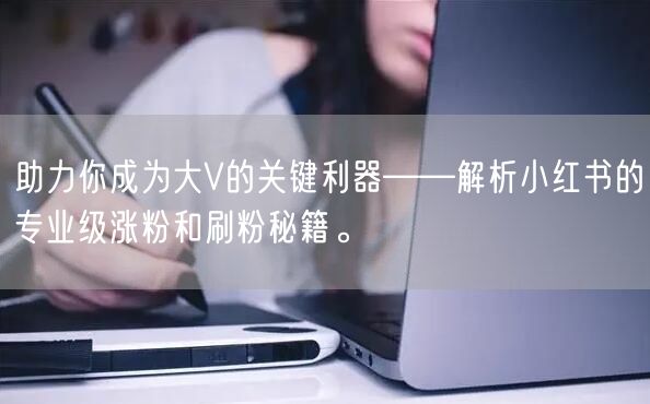 助力你成为大V的关键利器——解析小红书的
