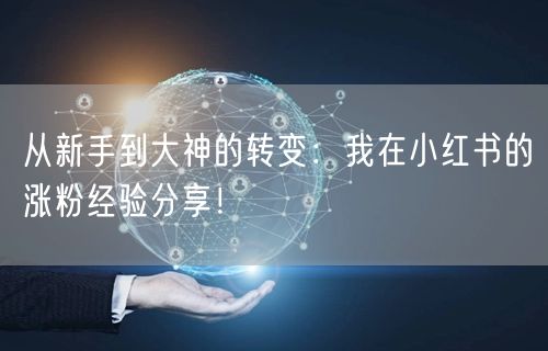 从新手到大神的转变：我在小红书的涨粉经验