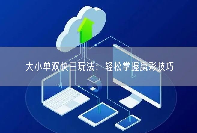 大小单双快三玩法：轻松掌握赢彩技巧